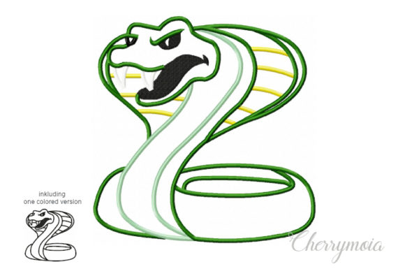 Applique Cobra: Bold Embroidery for Craft Fair Sellers