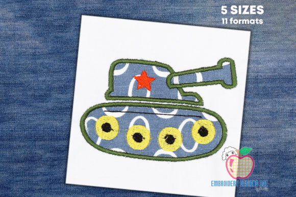 Army Tank Applique for Holiday Products: A Designer's Take