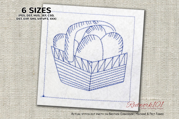 Easter Eggs Basket Bluework: A Designer’s Honest Stitch Test