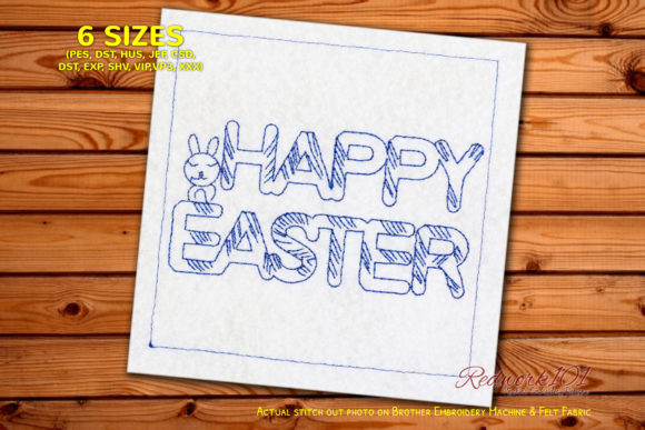 Happy Easter Message Embroidery Design Review for Sellers