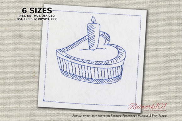 Heart Shaped Cake Embroidery Design Review for Business