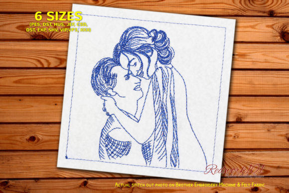 Married Couple in Love Embroidery Design Review