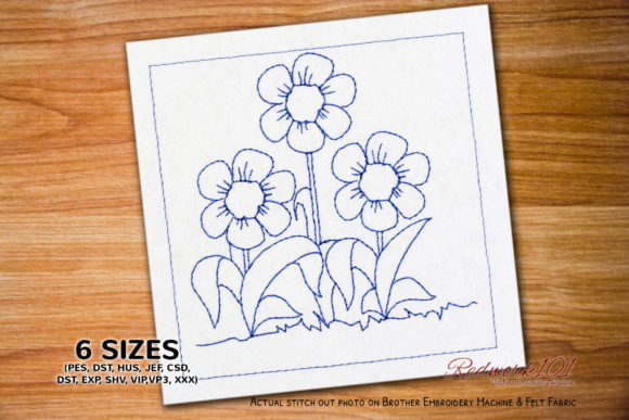 Peach Flower Bluework: Warmth in Every Stitch