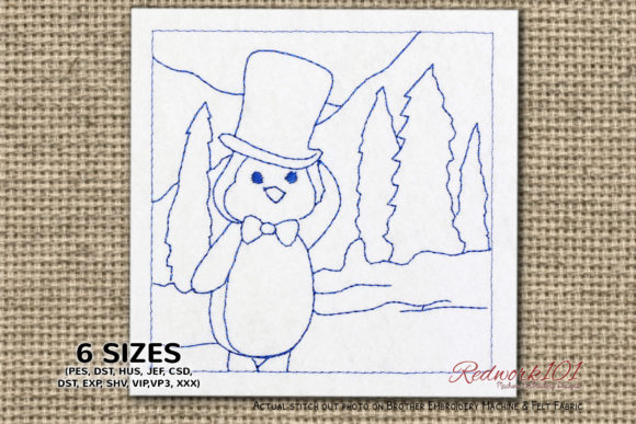 Penguin in Snow: A Seasonal Embroidery Design Review
