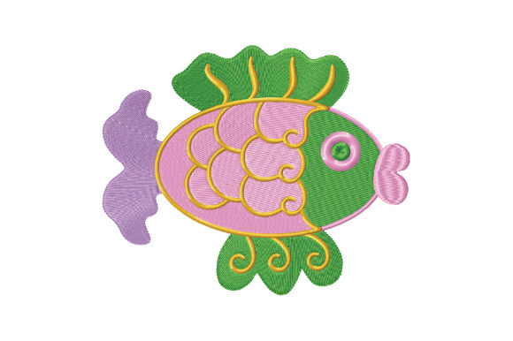 Sea Fish with Curls: A Holiday Embroidery Review